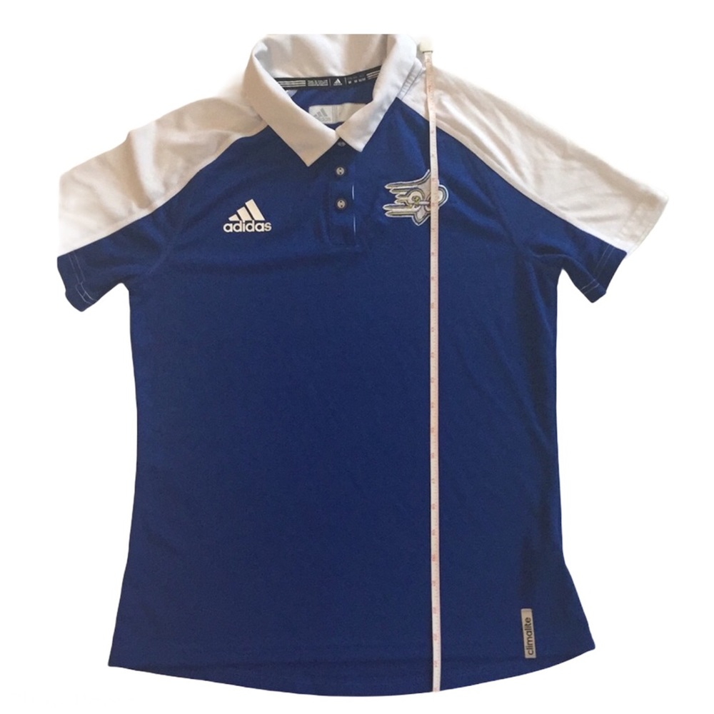 Adidas Climalite Down Button Sports Shirt Size M - Picture 14 of 15